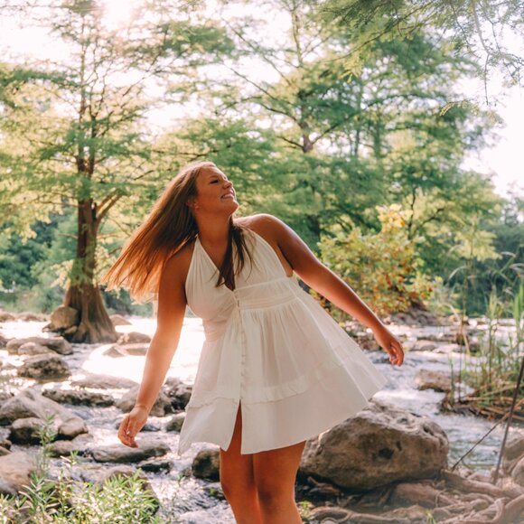 Free People Sail Away Tunic Dress White XL - Picture 10 of 11